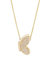 Sydney Evan Women's 14k Yellow Gold & Diamond Small Butterfly Pendant Necklace
