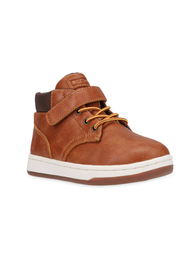 Polo Ralph Lauren Babies' Toddler Boys Stay-put Closure Court Sneaker Boots From Finish Line In Tan Burnished