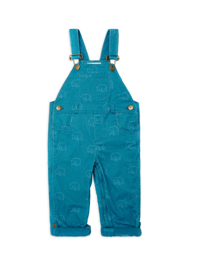 Dotty Dungarees Baby's, Little Girl's & Girl's Bear-print Dungarees In Blue