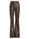 VERONICA BEARD WOMEN'S BEVERLY FAUX LEATHER FLARED PANTS