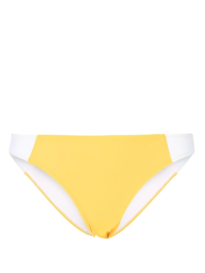 Solid & Striped The Emily Bikini Bottom In Yellow