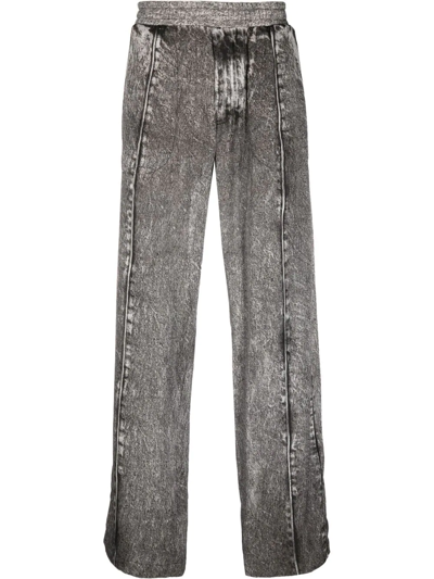 Diesel Faded Effect Jeggings In 灰色