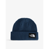 THE NORTH FACE SALTY DOG LOGO-PATCH WOVEN-KNIT BEANIE HAT