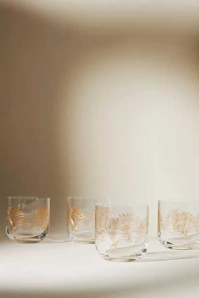 Anthropologie Set Of 4 Remy Stemless Wine Glasses