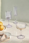 Anthropologie Set Of 4 Morgan Coupe Glasses