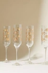 Anthropologie Set Of 4 Remy Flutes