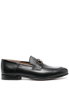 Ferragamo 20mm Ottone Gancini-buckle Loafers In Schwarz