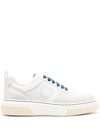 Ferragamo Cassina Low-top Sneakers In Weiss