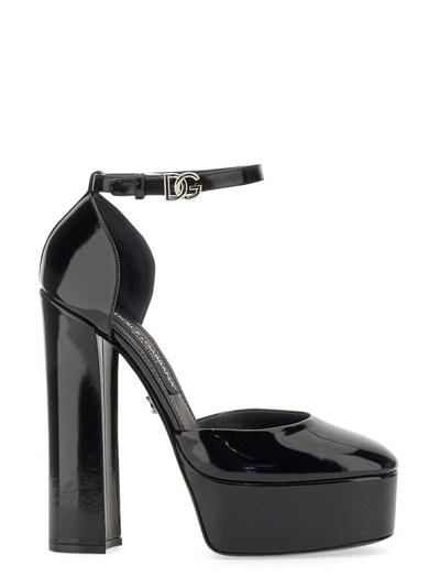 Dolce E Gabbana Women's  Black Other Materials Heels