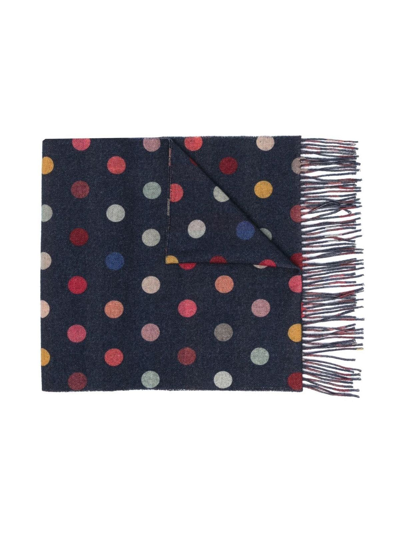 Mm6 Maison Margiela Womens Multicolor Other Materials Scarf In Blue