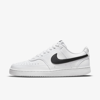 Nike Court Vision Low Next Nature Dh3158-101 Women White Basketball Shoes Nr6394 In White/black