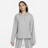 Nike Women's  Yoga Dri-fit Fleece Hoodie In Grey