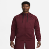 Nike Men's  Therma Therma-fit Full-zip Fitness Top In Red