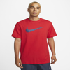 Nike Men's  Sportswear Swoosh T-shirt In Red