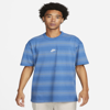 Nike Men's  Sportswear Premium Essentials Striped T-shirt In Blue