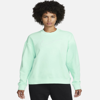Nike Women's Dri-fit Get Fit Graphic Crewneck Sweatshirt In Green
