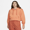 Nike Women's Air Full-zip Fleece Hoodie In Orange