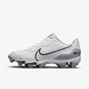 Nike Men's Alpha Huarache 4 Keystone Baseball Cleats In White