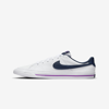 Nike Court Legacy Big Kids' Shoes In White,mint Foam,vivid Purple,midnight Navy