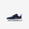 Nike Star Runner 3 Baby/toddler Shoes In Midnight Navy,vivid Purple,metallic Silver