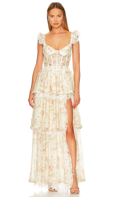 V. Chapman Jolie Gown In Carmel Valley Rose