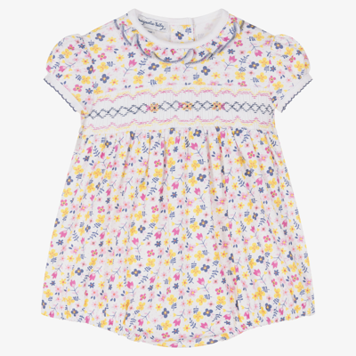 Magnolia Baby Baby Girls White Floral Shortie