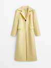 MASSIMO DUTTI WOOL COAT WITH HIGH BUTTONS - LIMITED EDITION