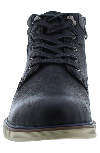 English Laundry Dariel Colorblock Leather Boot In Black