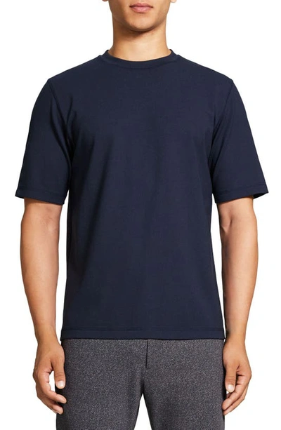 Theory Men's Dorian Jersey Crewneck T-shirt In Blue