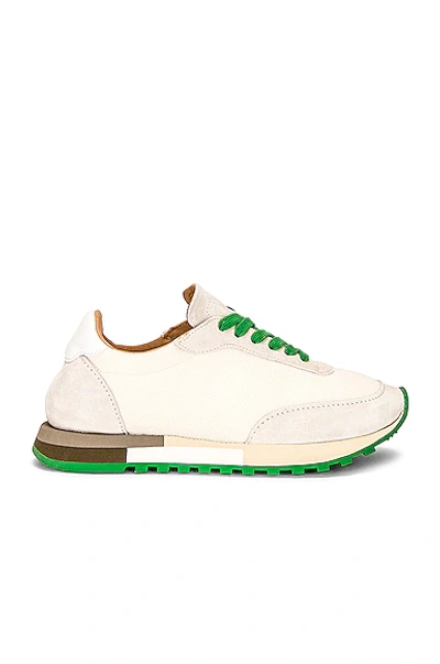 The Row Owen Color-block Mesh And Suede Sneakers In Neutral