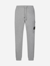 Stone Island Logo-patch Cargo-pocket Track Pants In Melange Grey