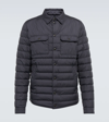 Moncler Todorka Cashmere Blend Down Jacket In Navy