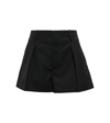 Isabel Marant Locea Wool Twill Shorts In Black