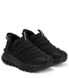 Moncler Trailgrip Après Down-filled Sneakers In Black