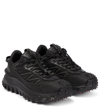Moncler Black Fabric Trailgrip Gtx Sneakers In Black