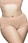 Skims Soft Smoothing Boyshorts In Clay