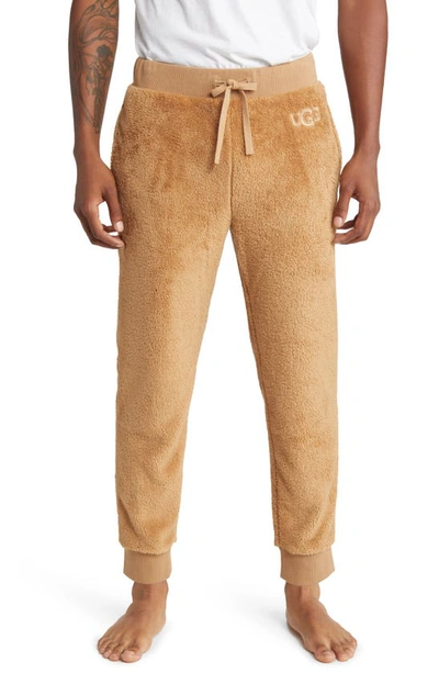 Ugg Lionel Fleece Jogger Pajama Pants In Live Oak