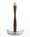 Nambe Curvo Paper Towel Holder In Dark Brown