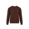 Prada Pull En Laine Et Cachemire Mélangés In Brown