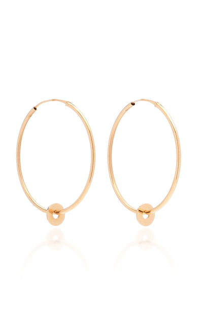 Ginette Ny Donut 18k Rose Gold Hoop Earrings