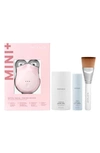 Nuface Mini+ On-the-go Facial Toning Starter Kit $309 Value In Sandy Rose