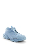 Balenciaga Track.3 Sneaker In Light Blue/ Black