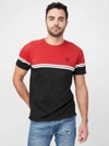 Guess Factory Eco Kido Color-block Tee In Black