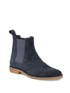 Gucci Suede Chelsea Boots In Ardoise