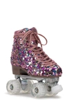 Jessica Simpson Women's Rollstar Roller Skates Women's Shoes In Rose Gold Multi