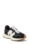 New Balance Woman Sneakers Brown Size 8 Calfskin In Black/ Natural