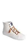 Sperry Top-sider® Crest Seacycled™ High Top Sneaker In White