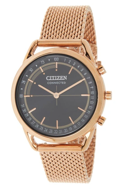 Citizen Rose Gold-tone Connectivity Bracelet Watch, 36mm