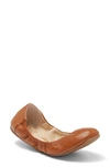 Vince Camuto Ellen Ballet Flat In Lt Brown