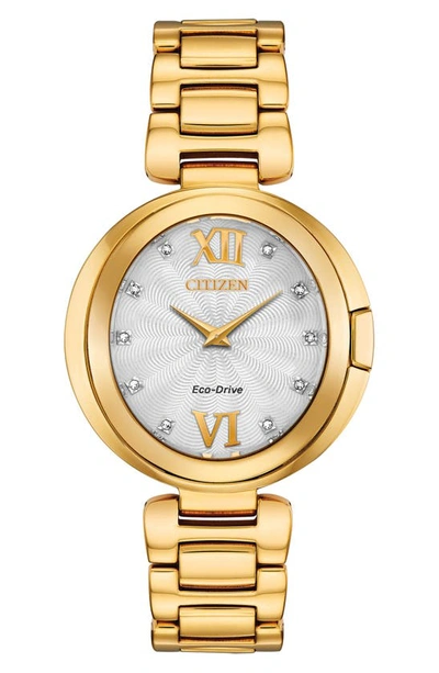 Citizen Eco-drive Quartz Watch, 44mm In Gold